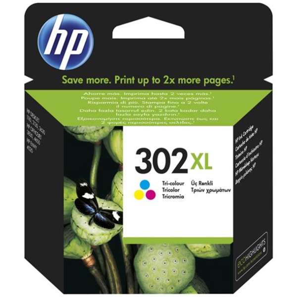 CARTUCHO TRI-COLOR HP 302XL