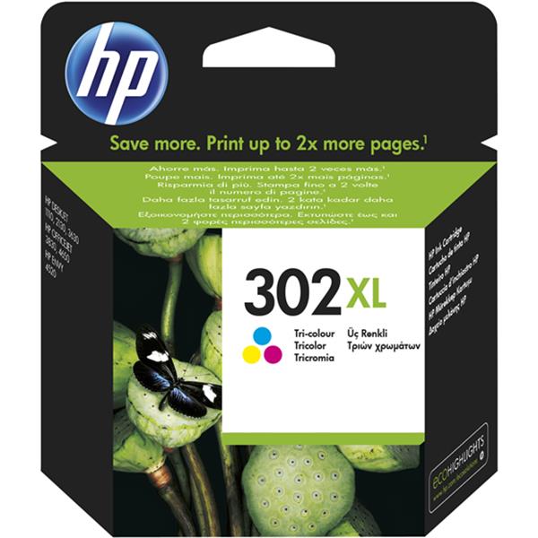 CARTUCHO TRI-COLOR HP 302XL